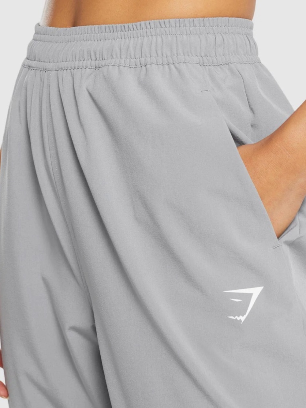 Gymshark Active Gray Drawstring Training Lightweight Track Pants Joggers Size S - Picture 2 of 11
